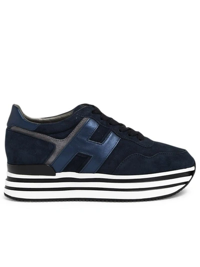 Shop Hogan Sneakers H483 Blu In Blue