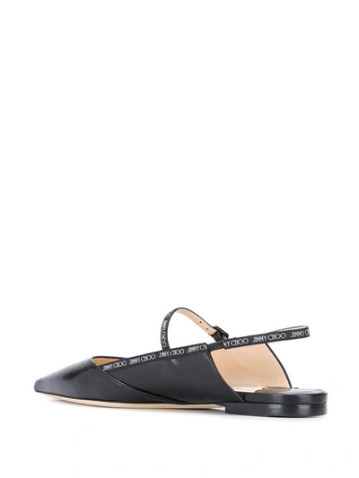 Shop Jimmy Choo Flat Shoes In Nero