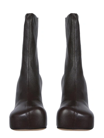 Shop Bottega Veneta Bv Bold Boots In Brown
