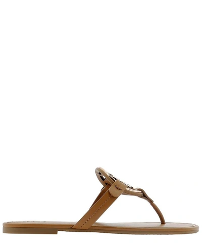 Shop Tory Burch "metal Miller" Sandals In Brown