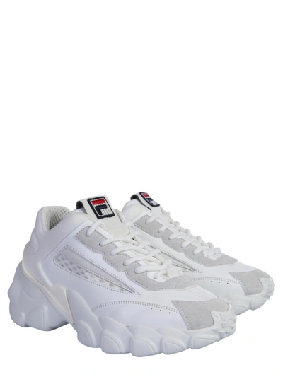 Fila Alpha Ray Linear Sneakers In Cream And Brown-neutral In White |  ModeSens