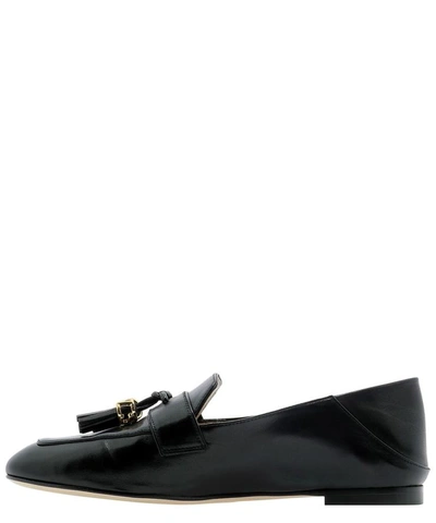 Shop Stuart Weitzman "wylie Signature" Loafers In Black  