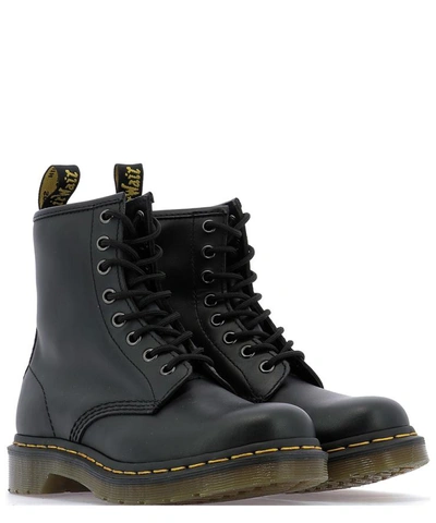 Shop Dr. Martens' "1460 W" Military Boots In Black  