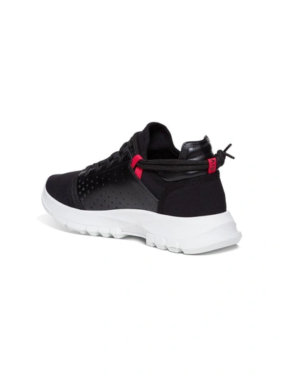 Shop Givenchy Sneakers With Leather Details In Black
