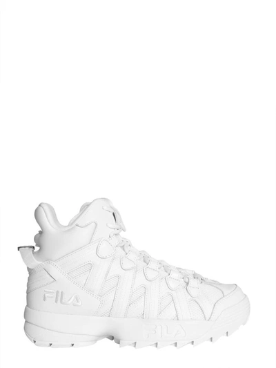 Shop Fila D-stack Cage Crossover Sneakers In White