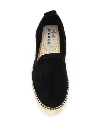 Shop Manebi Flat Shoes Black