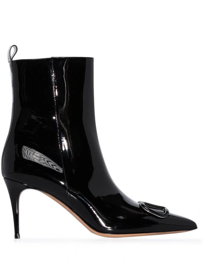 Shop Valentino Garavani Boots Black