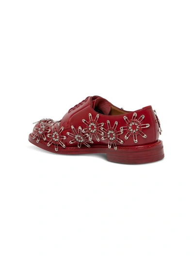Shop Noir Kei Ninomiya Shannon Ii X  Lace-up Shoes In Red