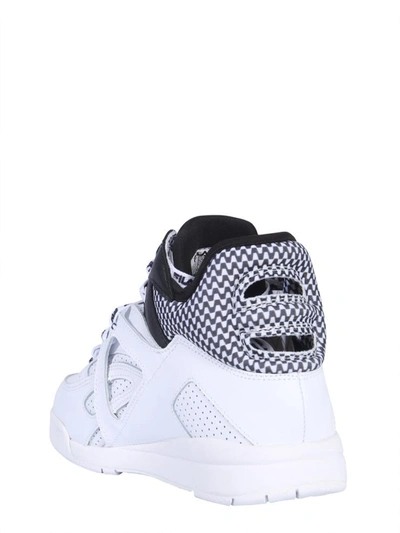 Shop Fila Cage Cb Mid Sneakers In White