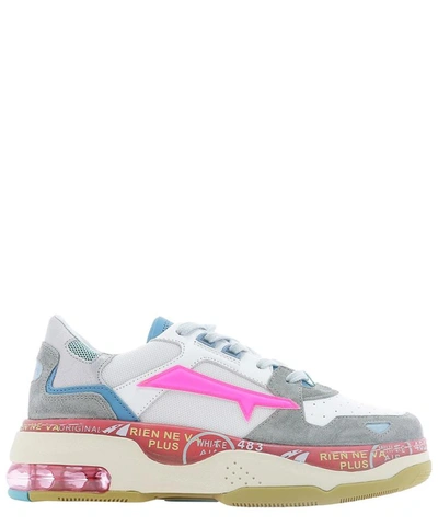 Shop Premiata "draked" Sneakers In Pink