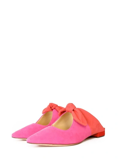 Shop Alexandre Birman Slipper Suede In Fuxia