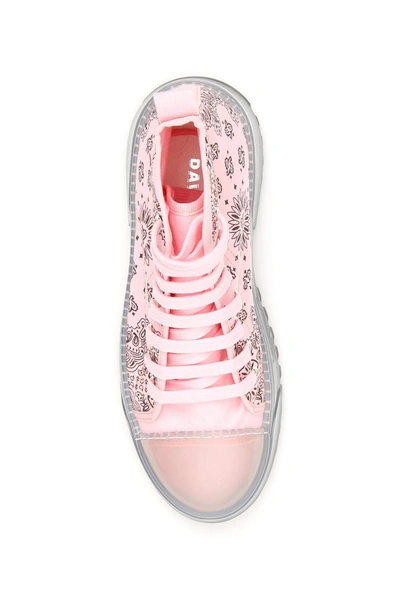 Shop Dawni Bandana Sneakers In Pale Pink