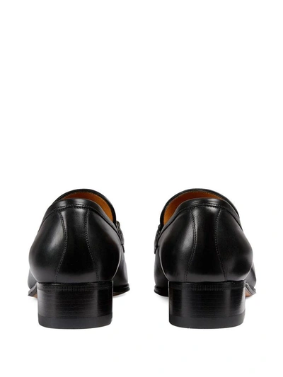 Shop Gucci Flat Shoes In Nero