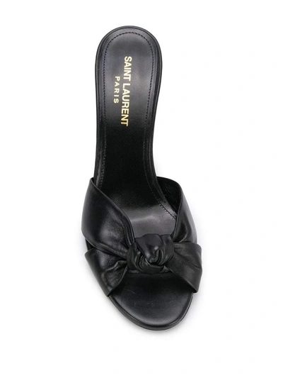 Shop Saint Laurent Sandals Black