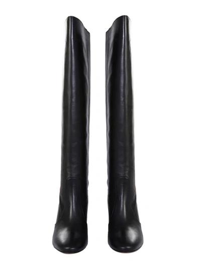 Shop L'autre Chose Tubular Boots In Black