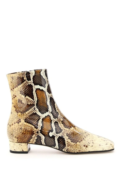 Shop By Far Este Python Print Boots In Snake