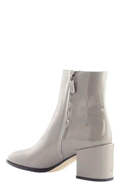 Shop Fabiana Filippi Elegant Leather Boots In Grey