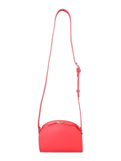 Shop A.p.c. Mini Demi Lune Bag In Red