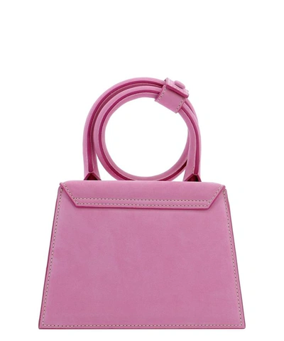 Shop Jacquemus "le Chiquito Noeud" Handbag In Pink