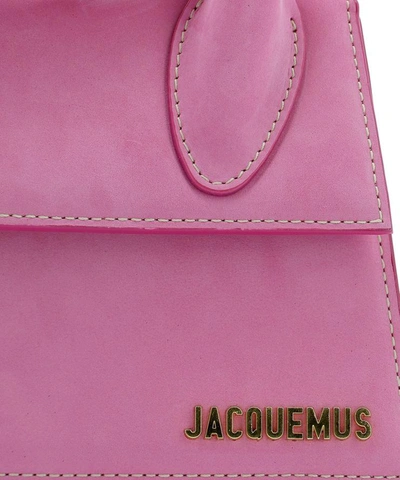 Shop Jacquemus "le Chiquito Noeud" Handbag In Pink