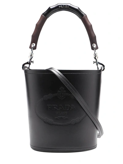 Shop Prada Bags In Nero