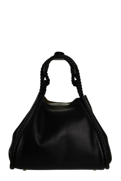 Max Mara Maxmara Cmaripv Leather Shopper In Black | ModeSens