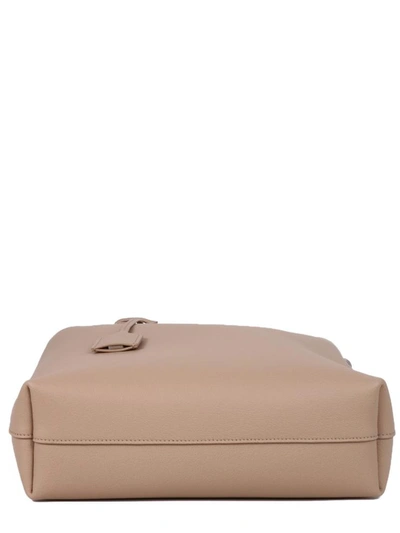 Shop Saint Laurent Shopping Bag Toy In Beige