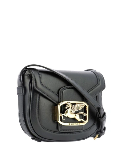 Shop Etro "pegaso" Crossbody In Black  