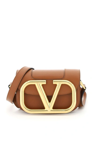 Shop Valentino Garavani Supervee Mini Bag In Selleria