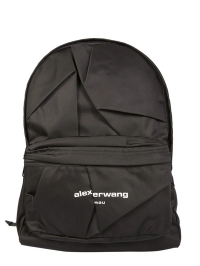 Shop Alexander Wang Backpack With Logo In Black