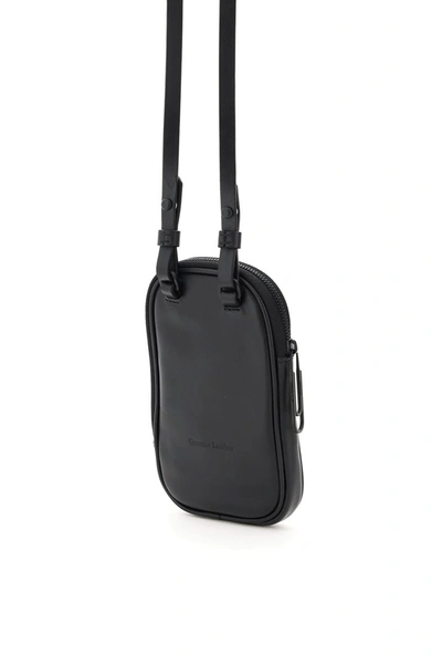 Shop Off-white Iphone Mini Bag With Shoulder Strap In Black White