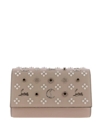 Shop Christian Louboutin "paloma" Clutch In Pink