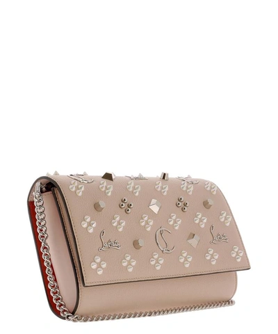 Shop Christian Louboutin "paloma" Clutch In Pink