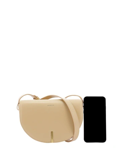 Shop Wandler "nana" Crossbody Bag In Beige