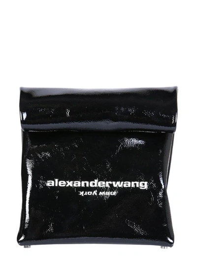 Shop Alexander Wang Lunch Bag Clutch In Black