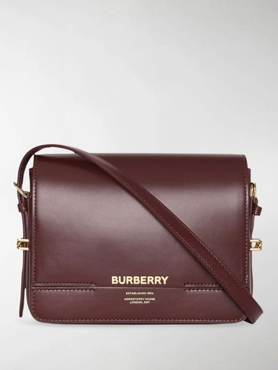 Shop Burberry Bags In Bordeaux