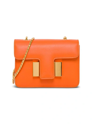 Shop Tom Ford Sienna Crossbody Bag In Orange Leather
