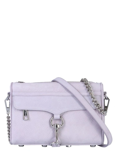 Shop Rebecca Minkoff Mini Mac Bag In Purple