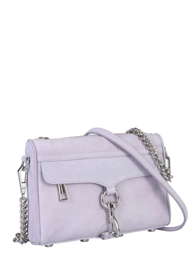 Shop Rebecca Minkoff Mini Mac Bag In Purple