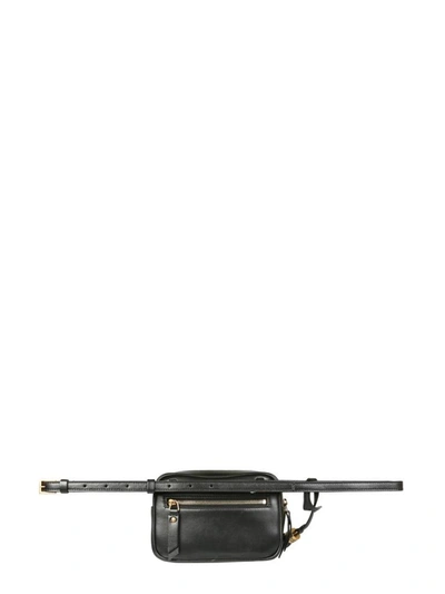 Shop Saint Laurent Lou Belt Bag In Black