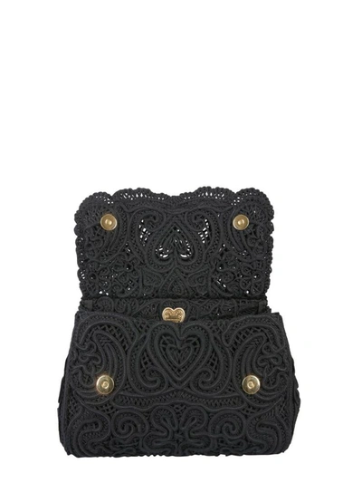 Shop Dolce & Gabbana Medium Sicily Bag In Black