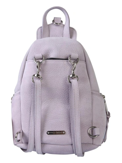 Shop Rebecca Minkoff Mini Julian Convertible Backpack In Purple