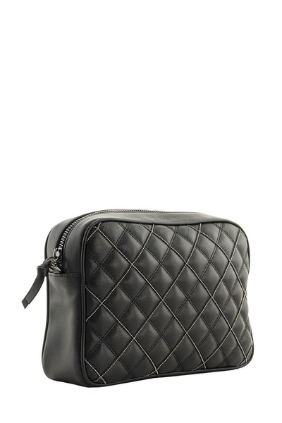 Shop Fabiana Filippi Leather Mini Bag In Black
