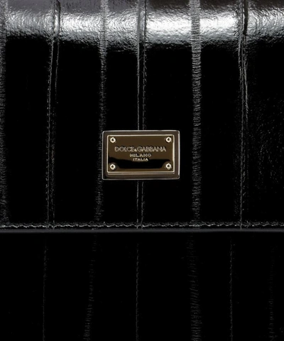 Shop Dolce & Gabbana "sicily" Handbag In Black  