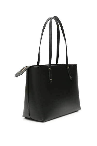Shop Coach Central Large Tote Bag In Gd Black