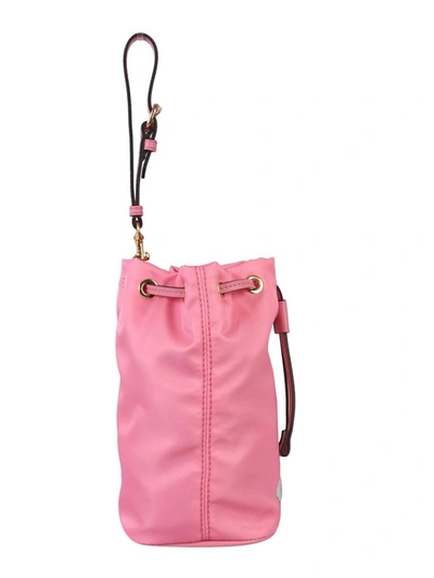 Shop Moschino "cake Teddy Bear" Bucket Bag In Pink