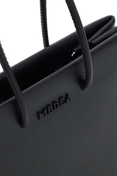Shop Medea Short Prima Bag With Leather Chain In Black