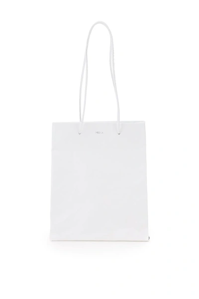 Shop Medea Tall Busted Bag In Bianco