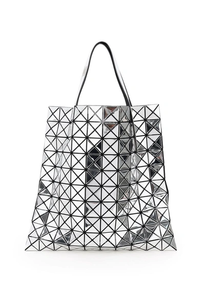 Shop Bao Bao Issey Miyake Large Prism Mirror Shopper In Silver