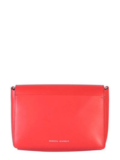 Shop Rebecca Minkoff Mab Flap Bag In Red